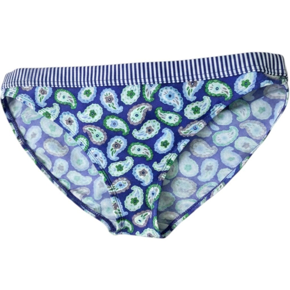 Boden swimsuit bikini bottoms vibrant paisley pattern Preppycore Sz 14 NWT